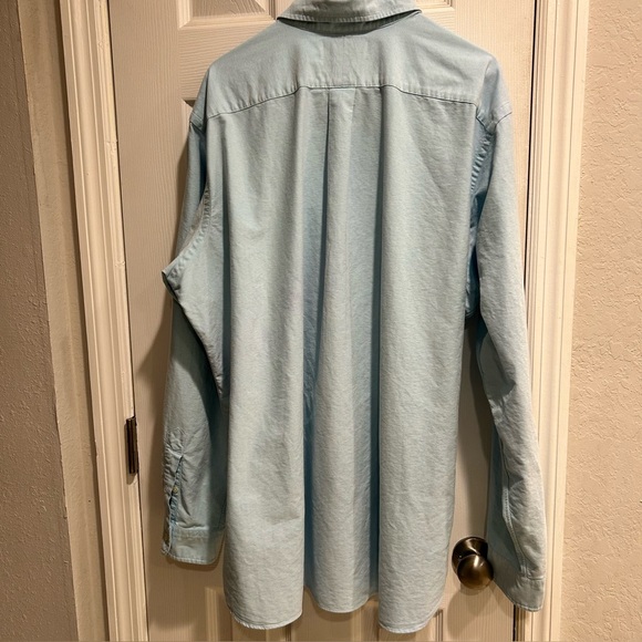 Ralph Lauren Men's Classic Fit Oxford light blue-green XXL - Picture 5 of 11